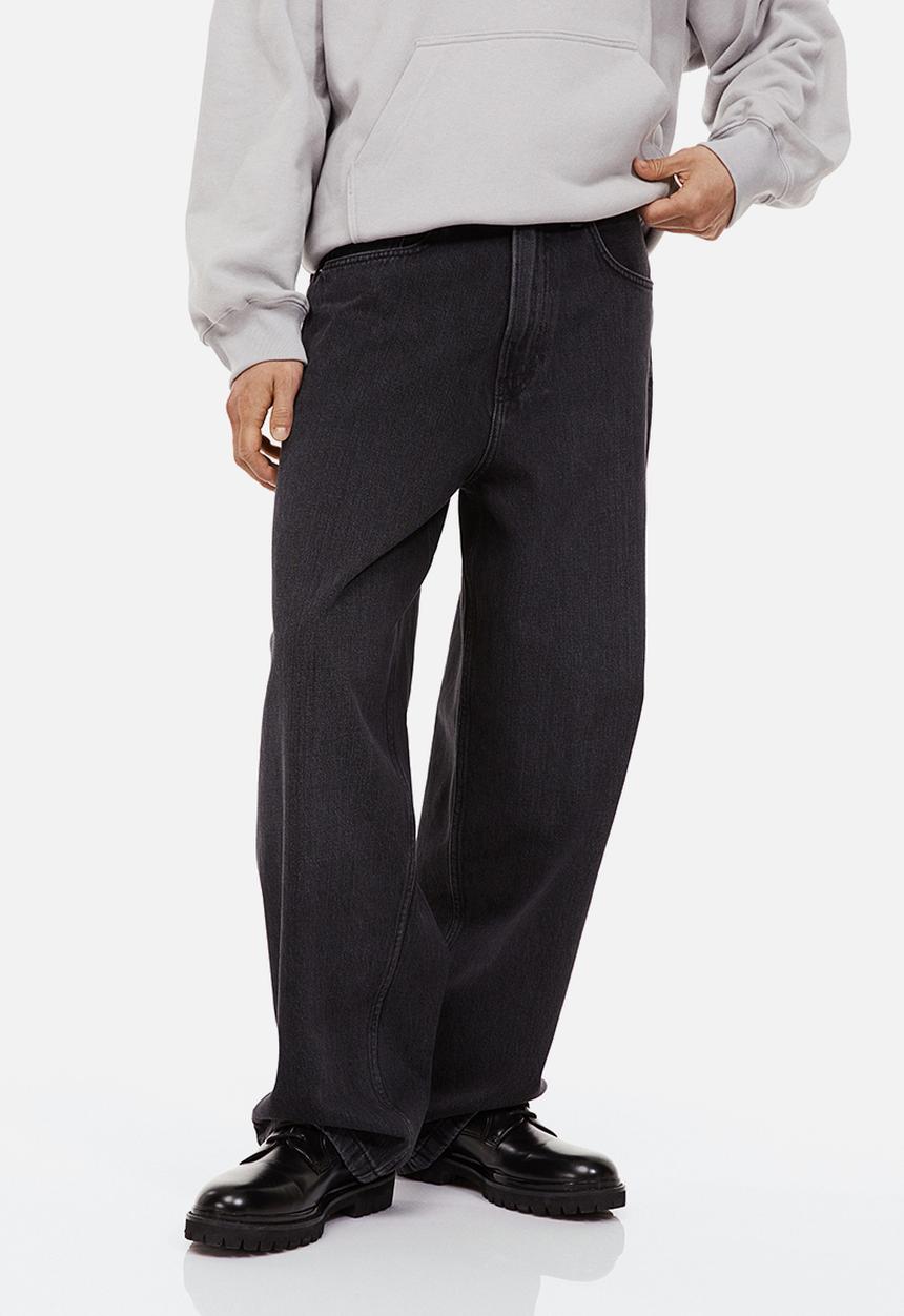 H&M - Baggy jeans - black