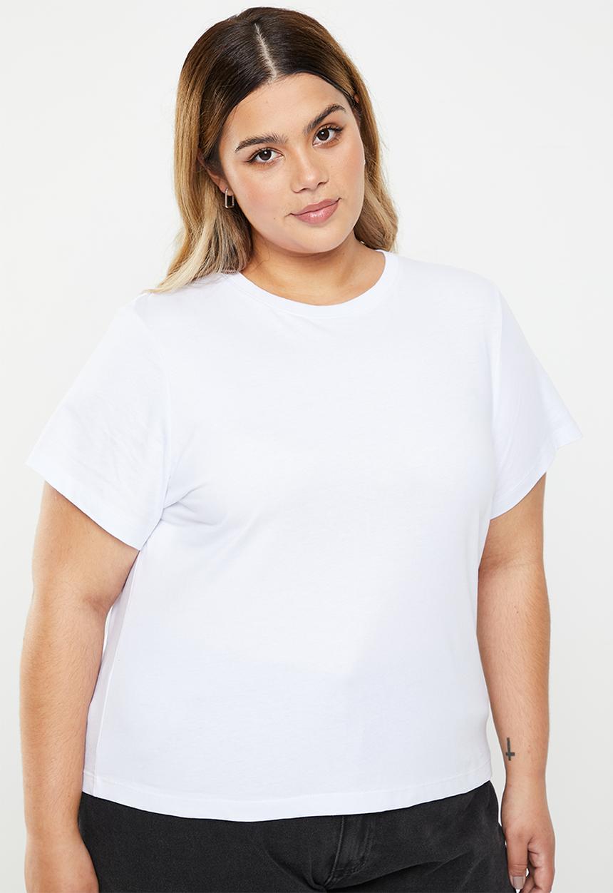 Cotton On - Curve 91 short sleeve tee - white