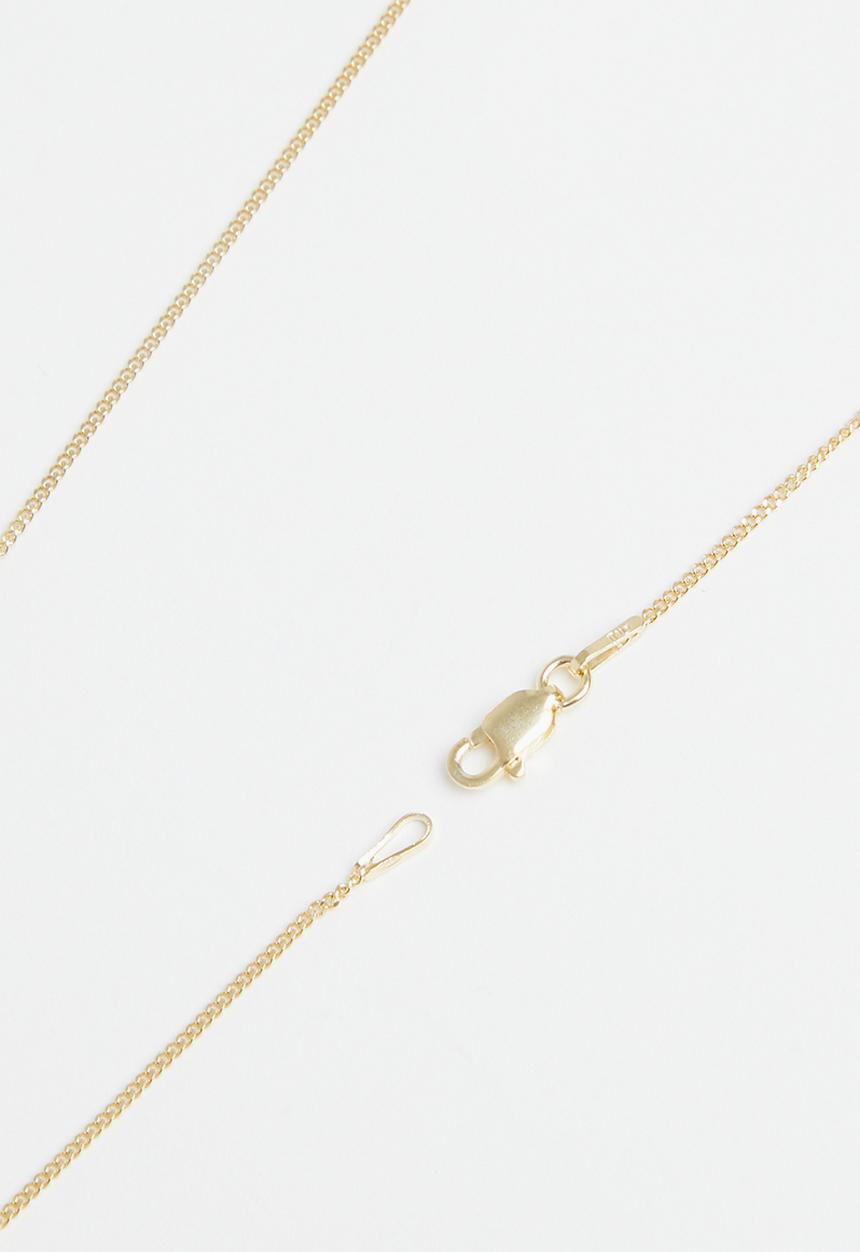 Matter of Fakt - M Initial Pendant - brass