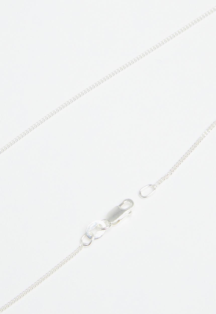 Matter of Fakt - M initial pendant chain - silver