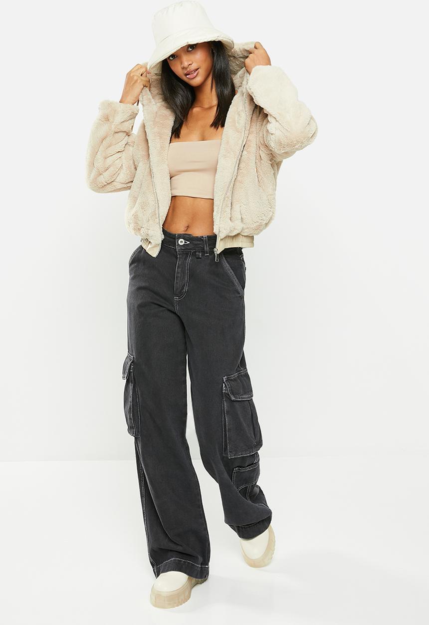 dailyfriday - Fur jacket - tan