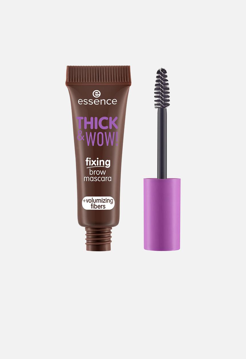 essence - THICK & WOW! Fixing Brow Mascara 03 - Brunette Brown