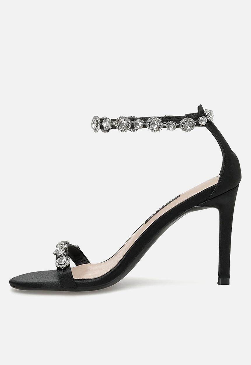 Nine West - Senja2  barely there stiletto - black