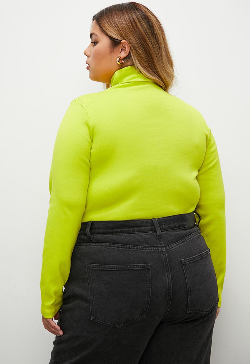 Superbalist - Poloneck tee - lime