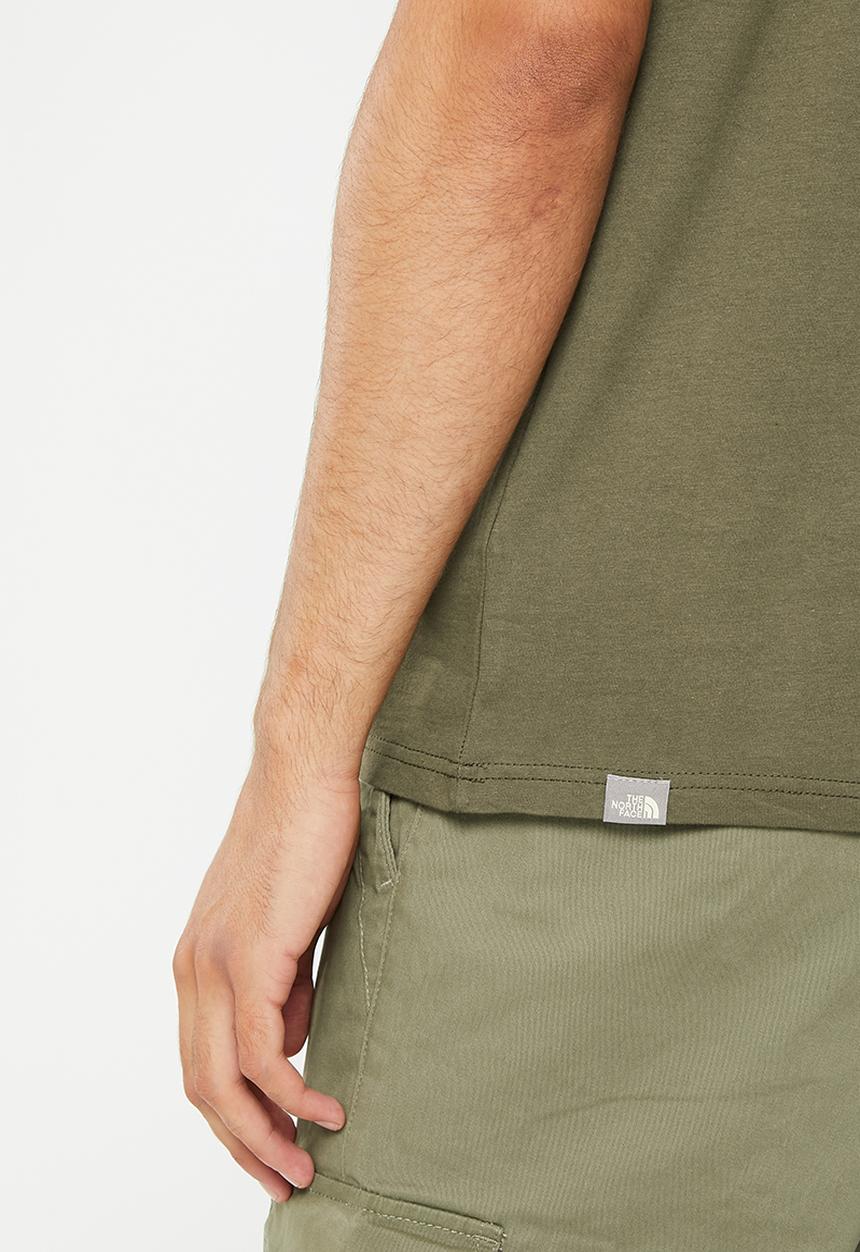 The North Face - Short sleeve redbox celebration tee - new taupe green-khaki stone