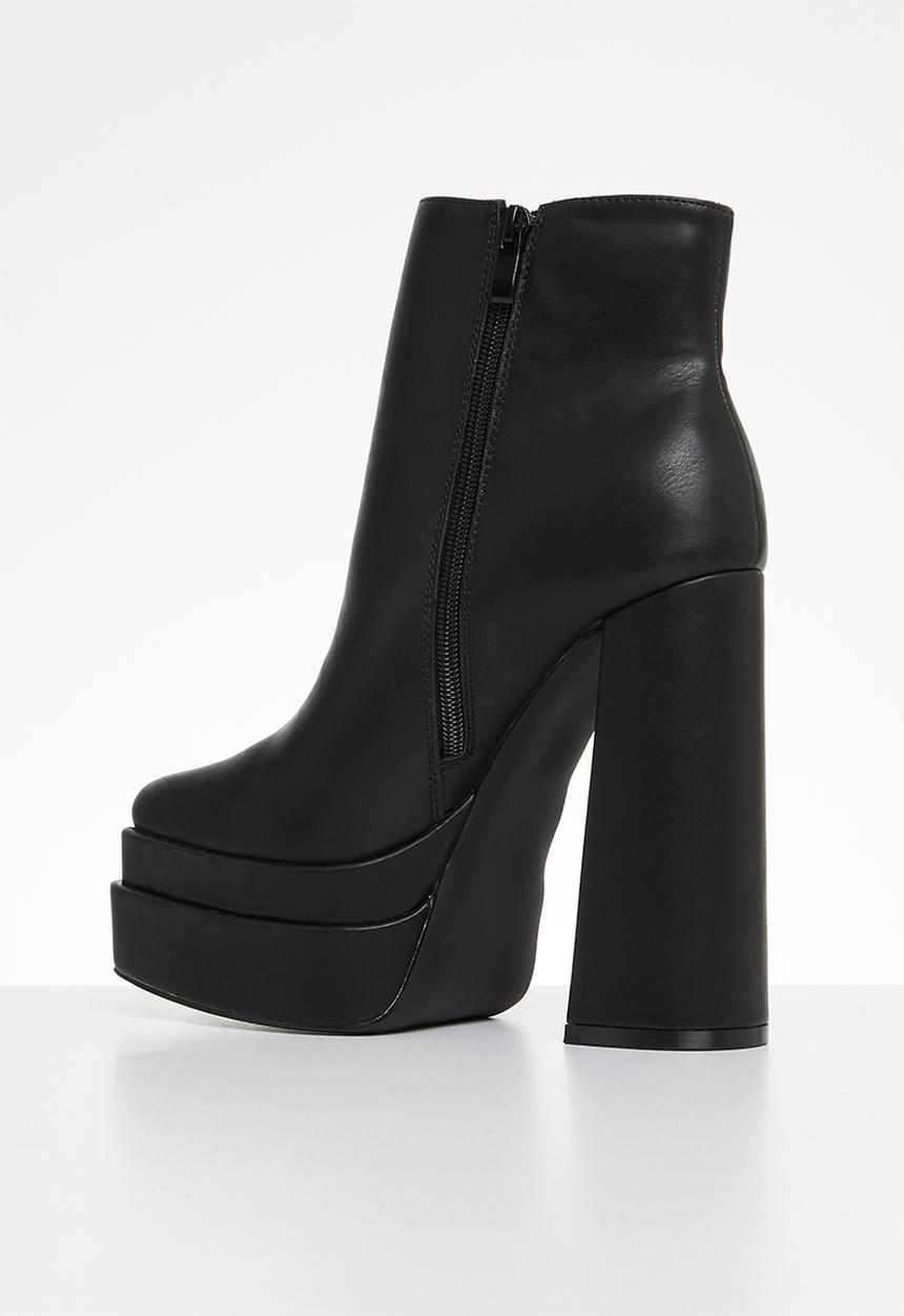 SISSY BOY - Wrong number platform boot - black