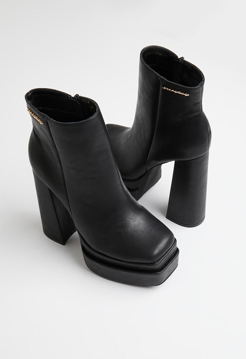 SISSY BOY - Wrong number platform boot - black