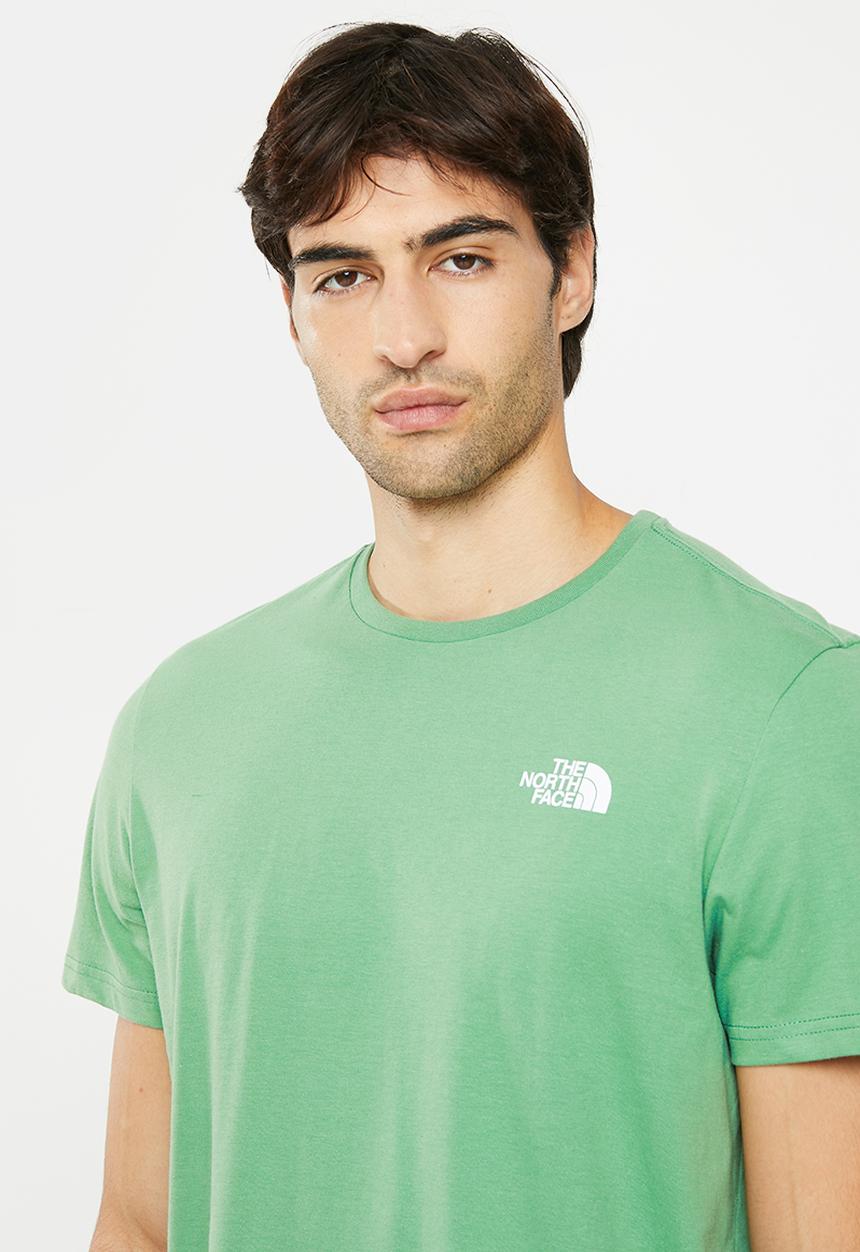 The North Face - Short sleeve redbox tee - eu - deep grass green (n11)