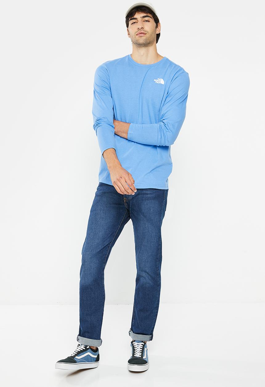 The North Face - Long sleeve easy tee - eu - super sonic blue (lv6)