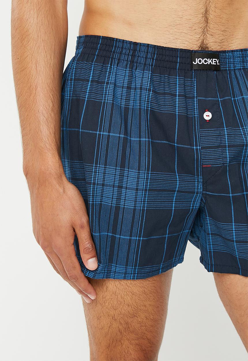 Jockey - 2 pk woven boxer - multi blues