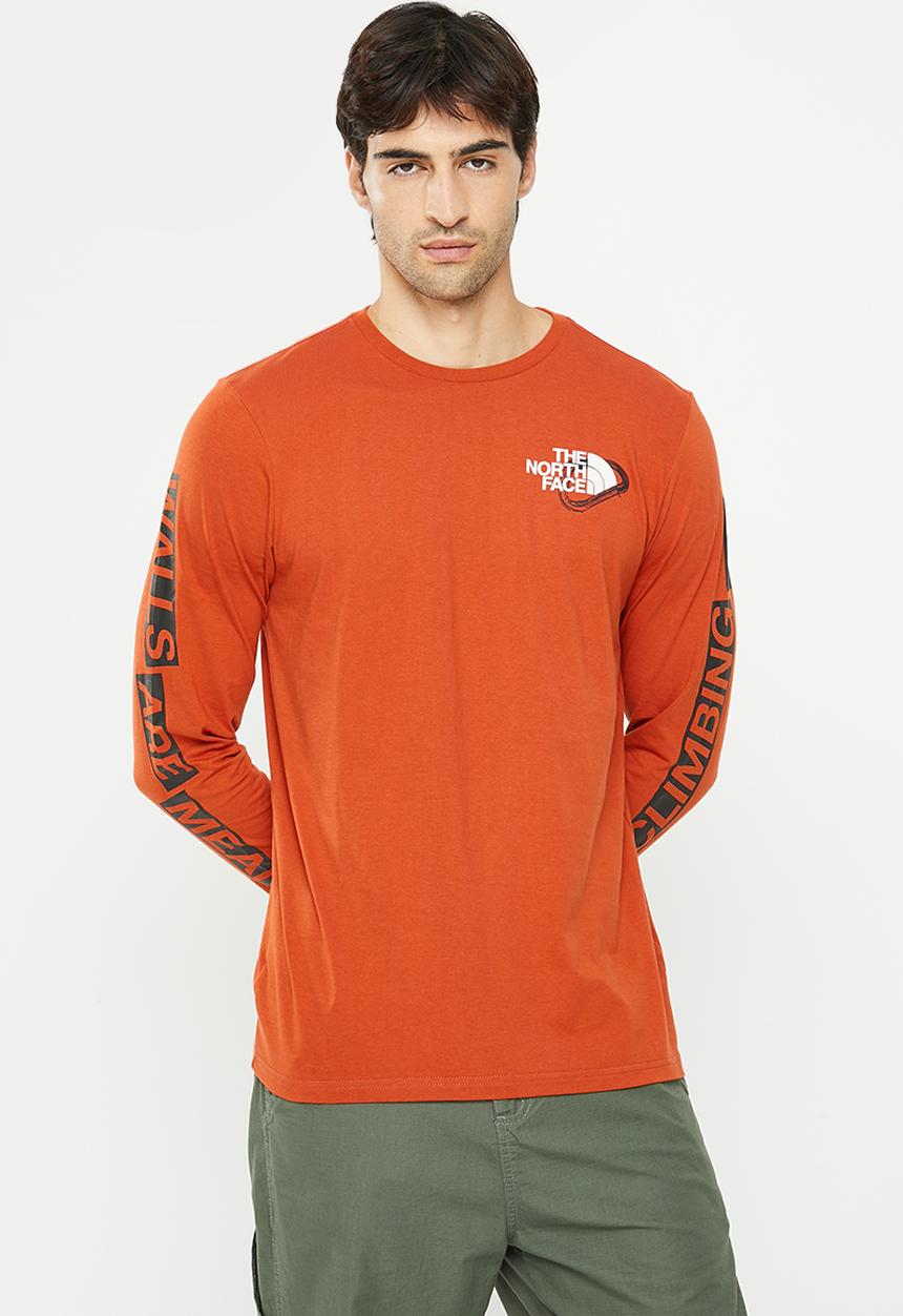 The North Face - Outdoor long sleeve graphic tee - rusted bronze (lv4)