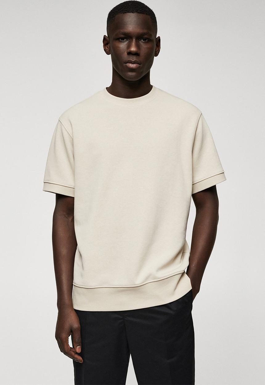 MANGO - Sweatshirt londonc - sand
