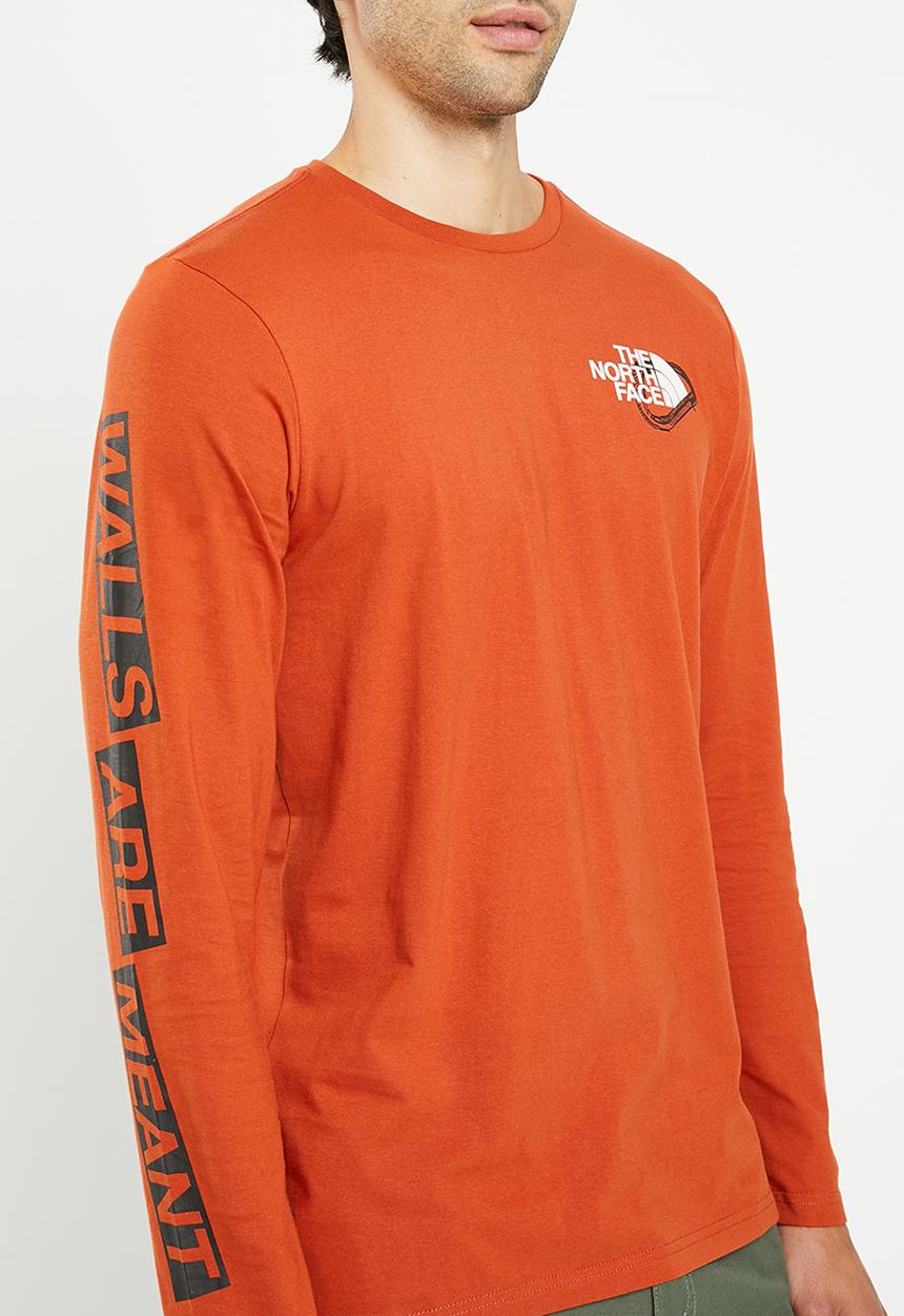 The North Face - Outdoor long sleeve graphic tee - rusted bronze (lv4)