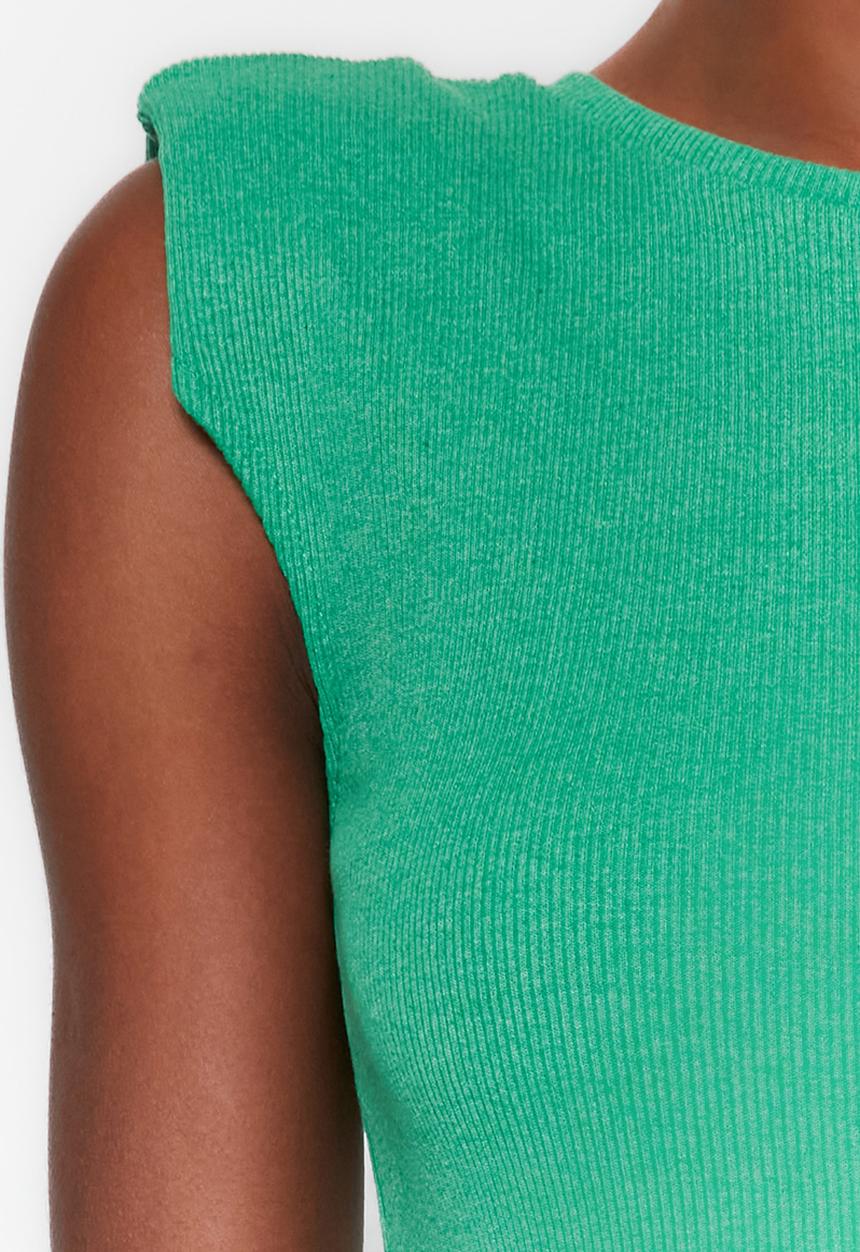 Trendyol - Knit bodycon dress - green