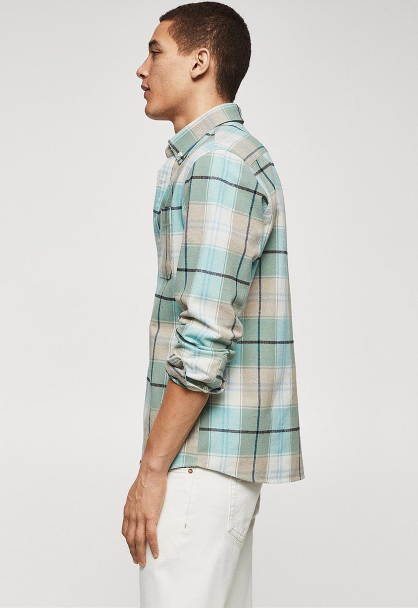 MANGO - Shirt zahara - turquoise