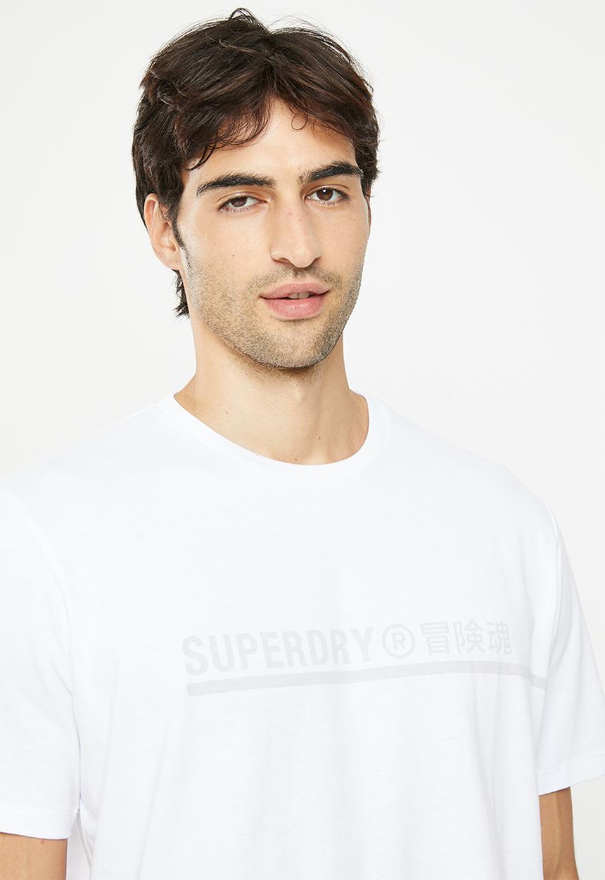 Superdry. - Code tech graphic t-shirt - optic