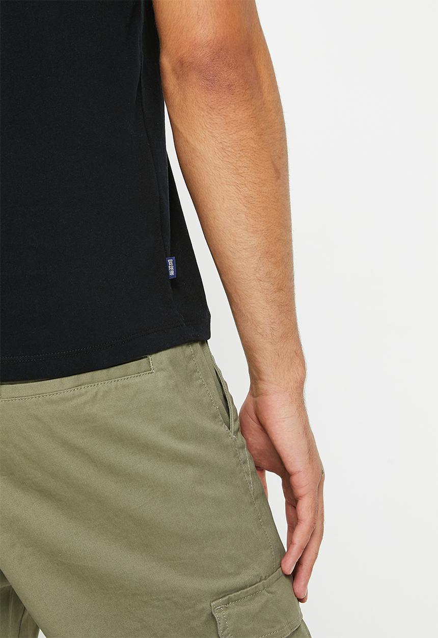 Superdry. - Vintage logo emb tee - black/optic