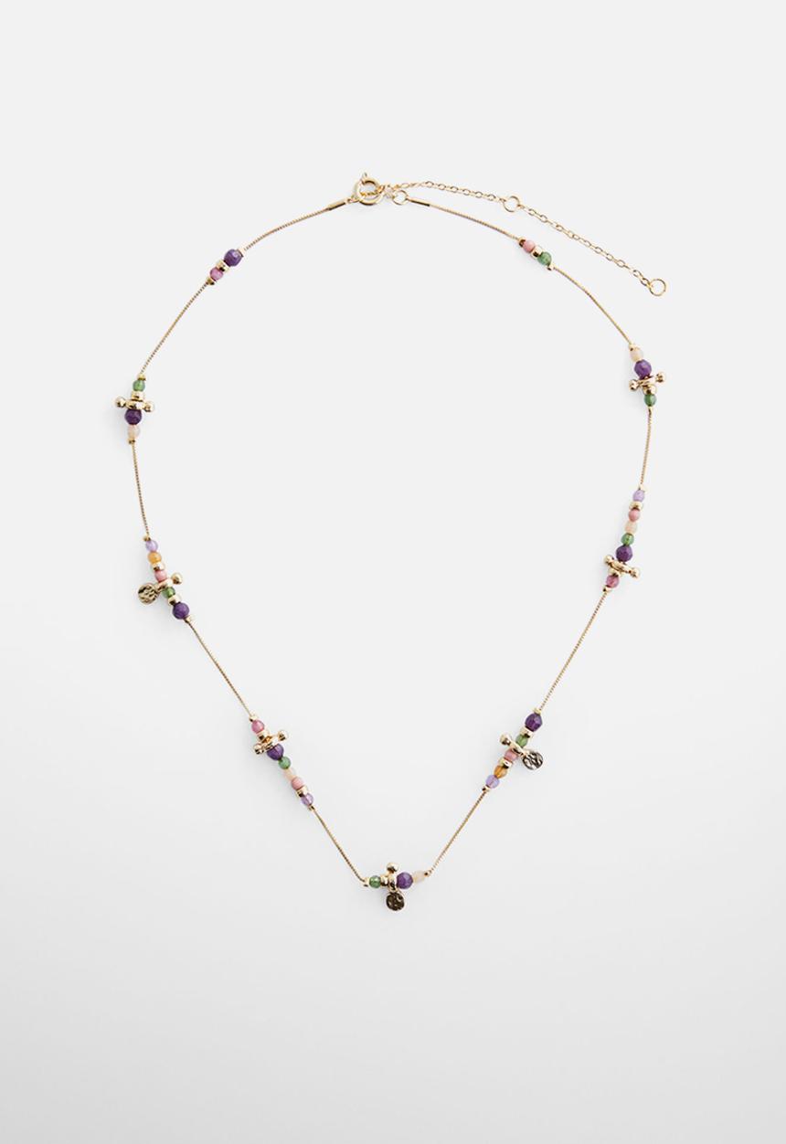 MANGO - Necklace rosalia - gold