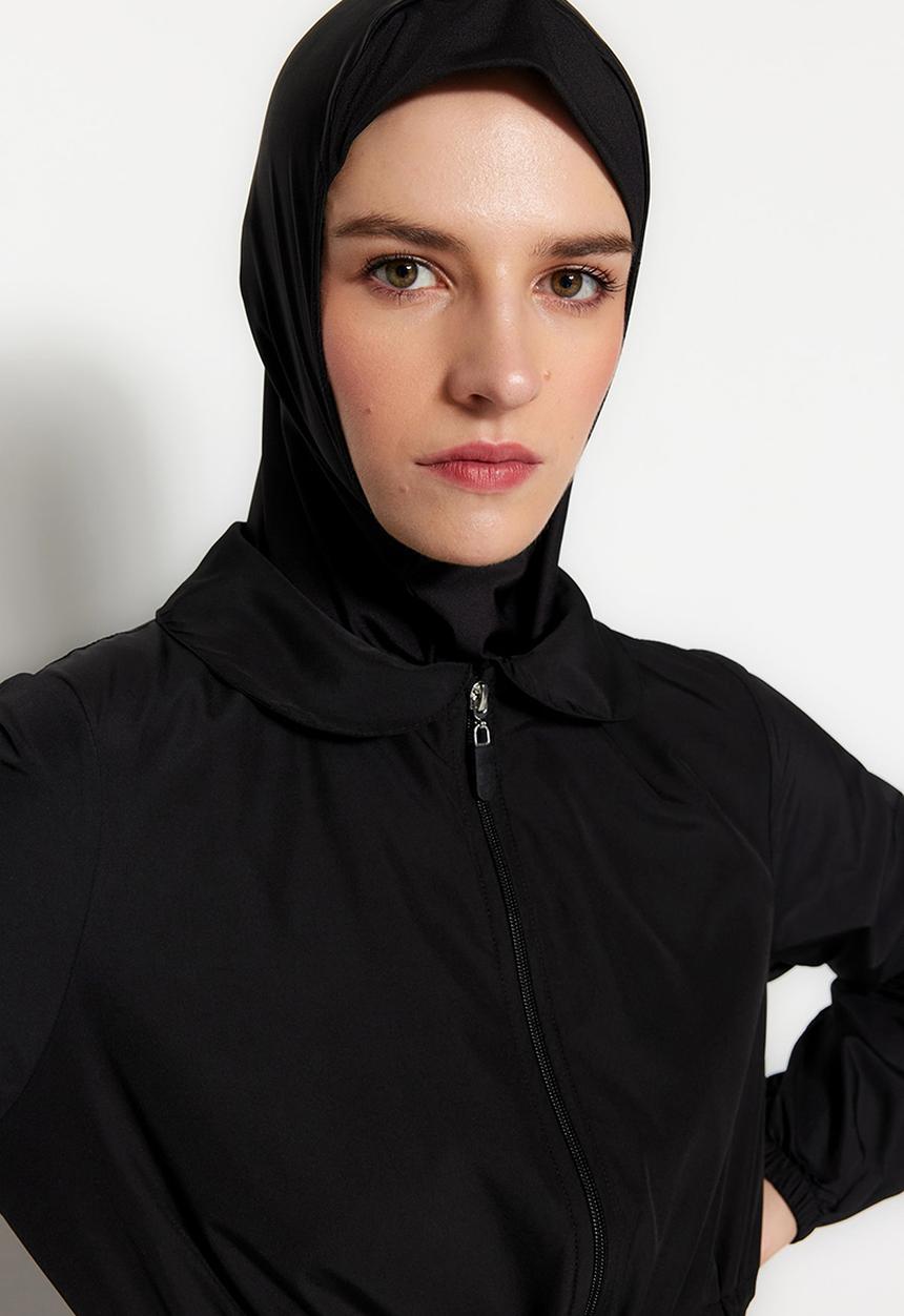 Trendyol - Modest swimsuit set - black