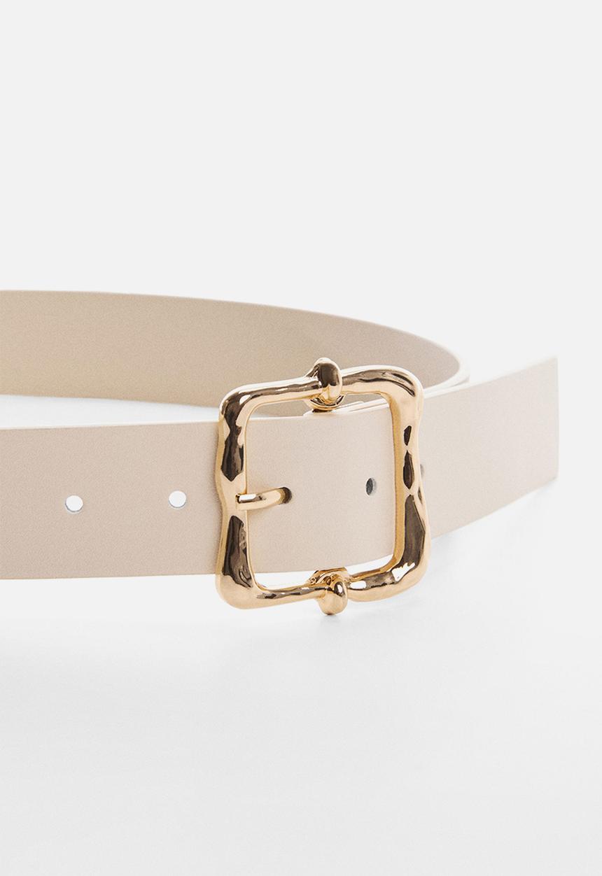 MANGO - Belt tajo - ecru