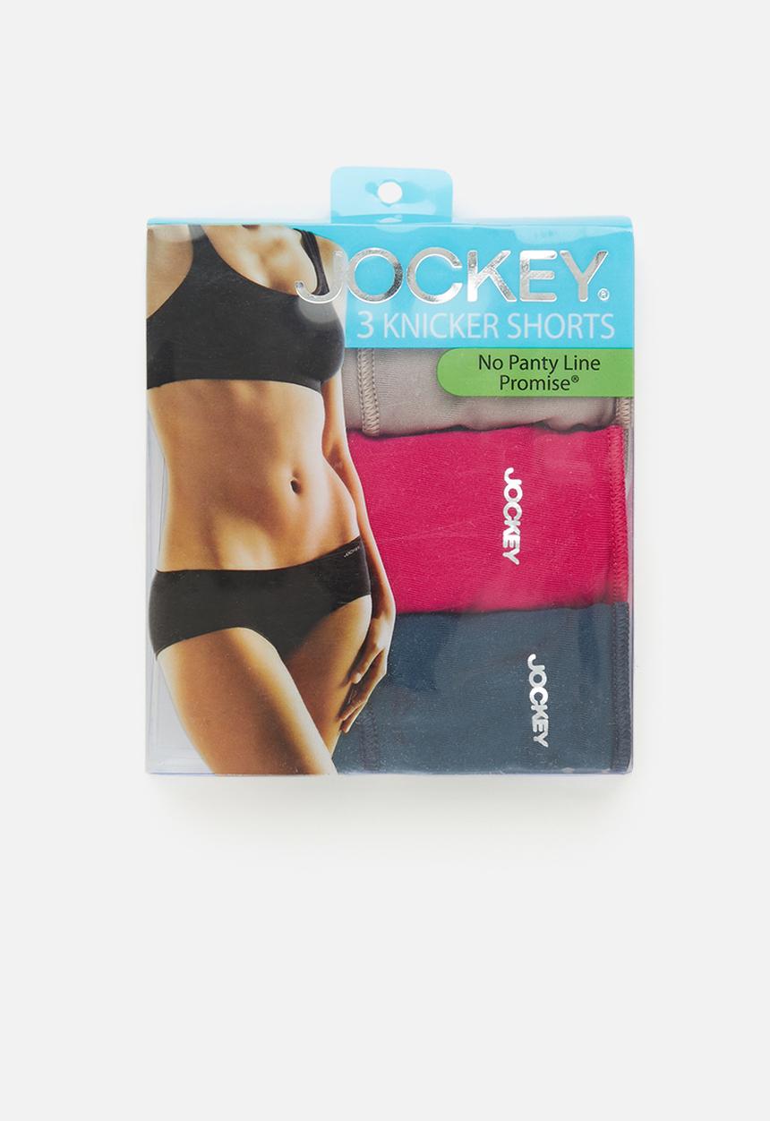 Jockey - 3 pack npl knicker - midnight navy/cappucino/persian red