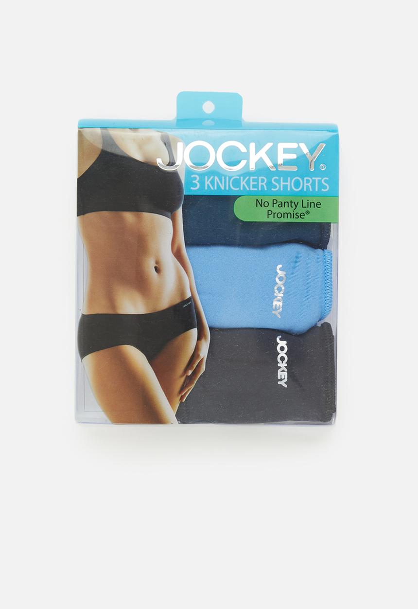 Jockey - 3 pack npl knicker - black/tranquil blue/midnight navy