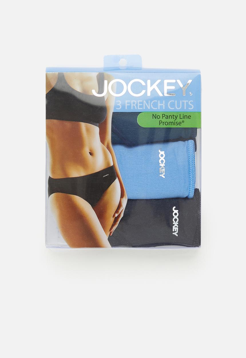 Jockey - 3 pack npl french cut - black/tranquil blue/midnight navy