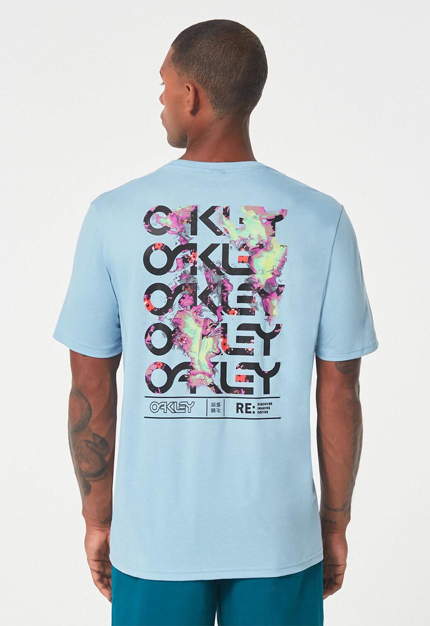 Oakley - Wynwood bark rc tee - stonewash blue