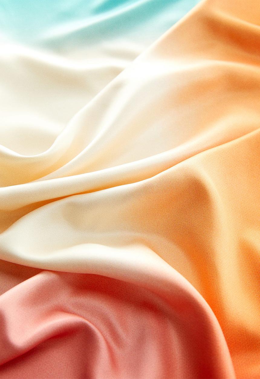 MANGO - Neck scarf degrade - pink
