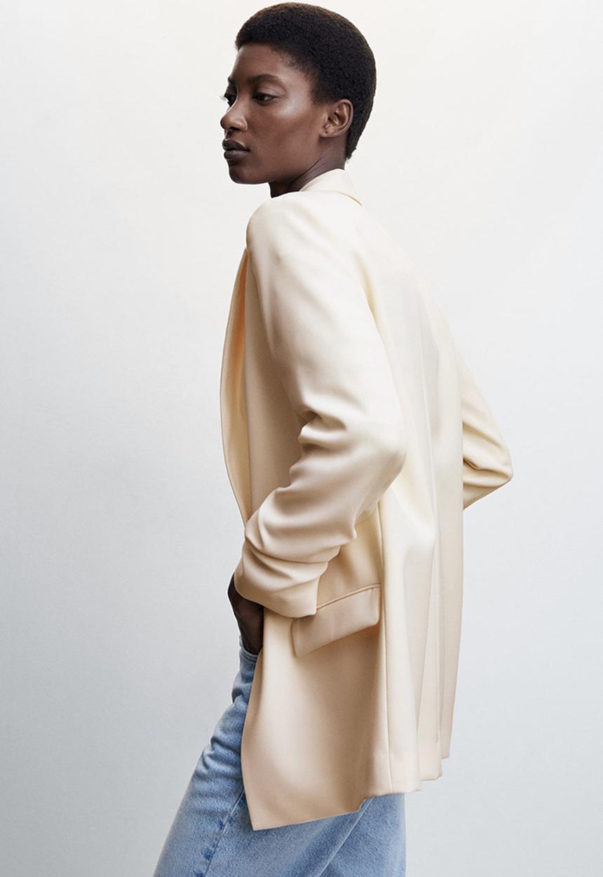 MANGO - Blazer eleonor - light beige