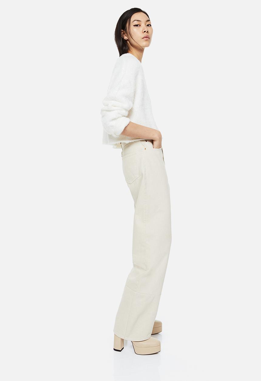 H&M - Fluffy jumper - white
