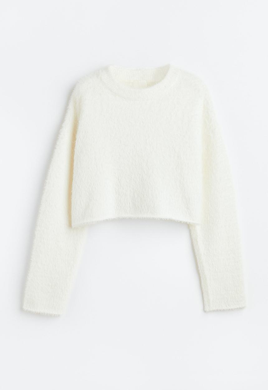 H&M - Fluffy jumper - white