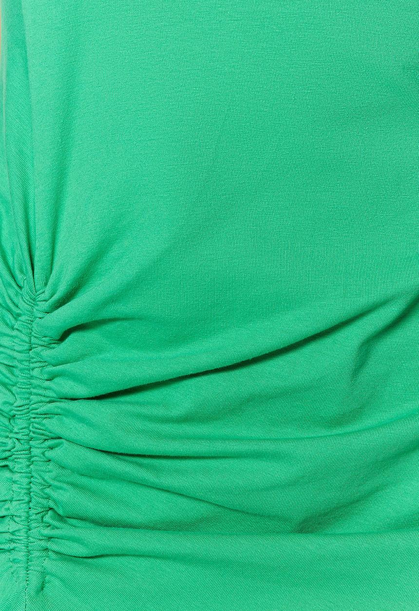 Trendyol - Halter neck midi dress - green