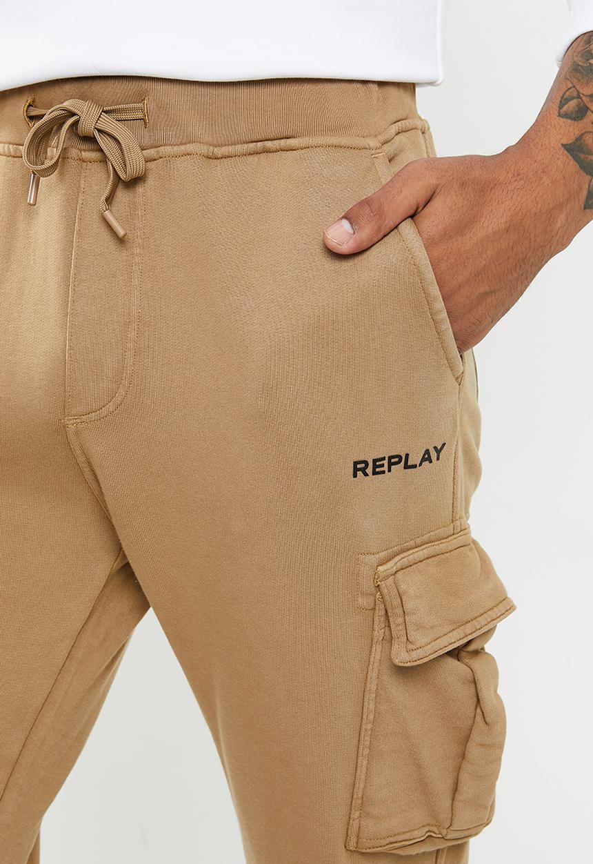 Replay - Bio Pack cargo jogger pants - Safari