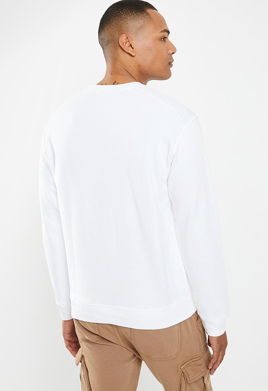 Replay - Organic cotton crewneck sweatshirt - White