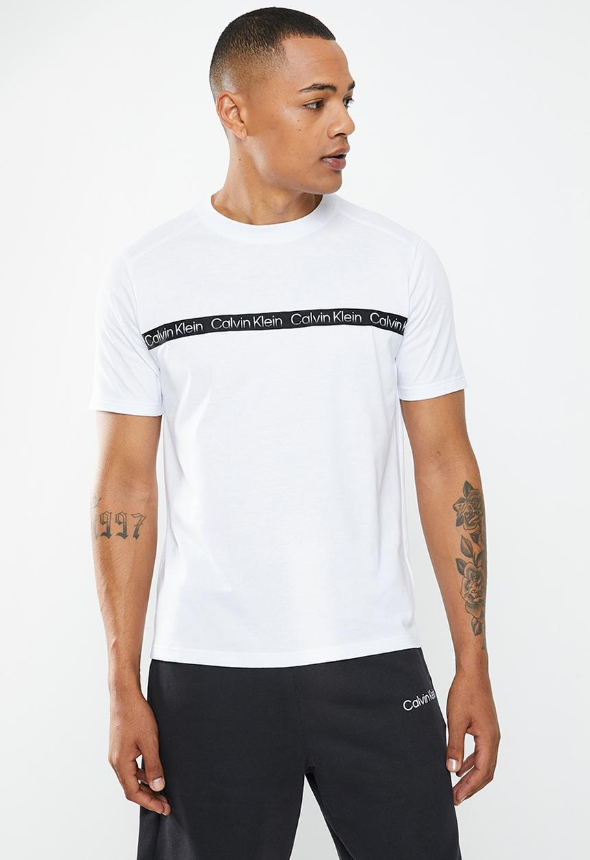 Calvin Klein - CK pw - short sleeve T-shirt mens - white 