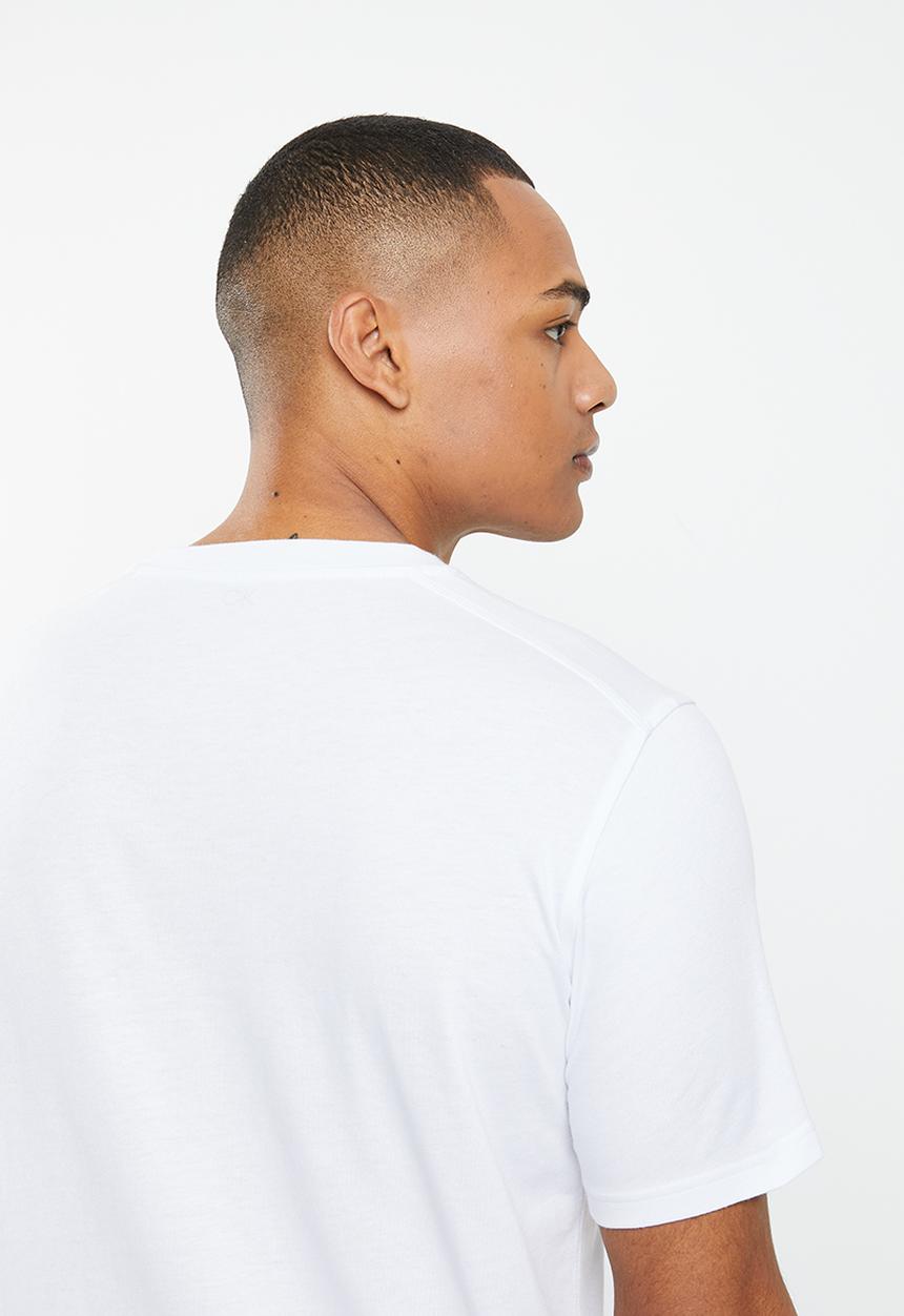 Calvin Klein - CK pw - short sleeve T-shirt mens - white 