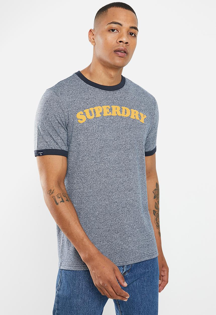 Superdry. - Vintage cooper class rngr tee - frosted navy grit