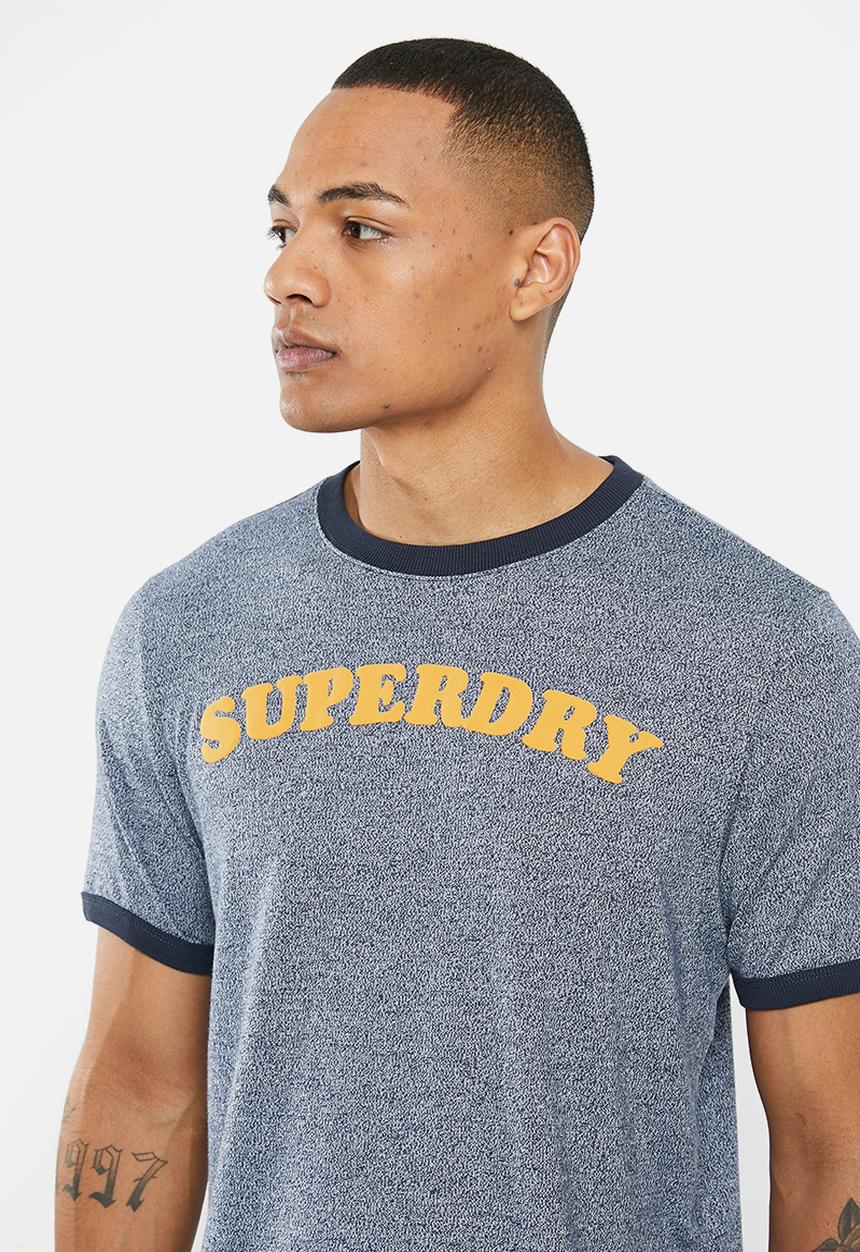 Superdry. - Vintage cooper class rngr tee - frosted navy grit