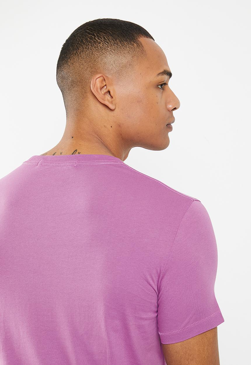Calvin Klein - Institutional logo slim tee - iris orchid