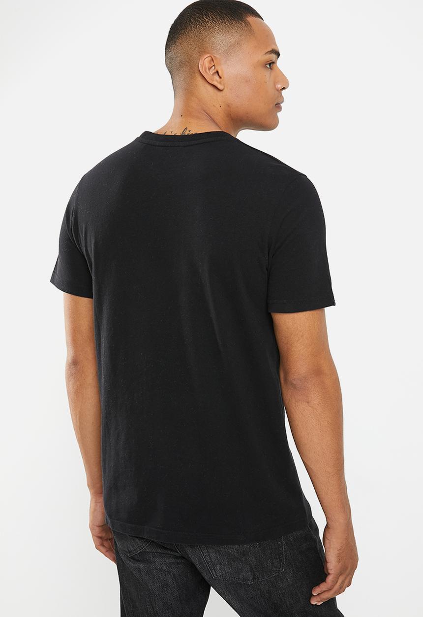 Superdry. - Vintage logo heritage tee - black