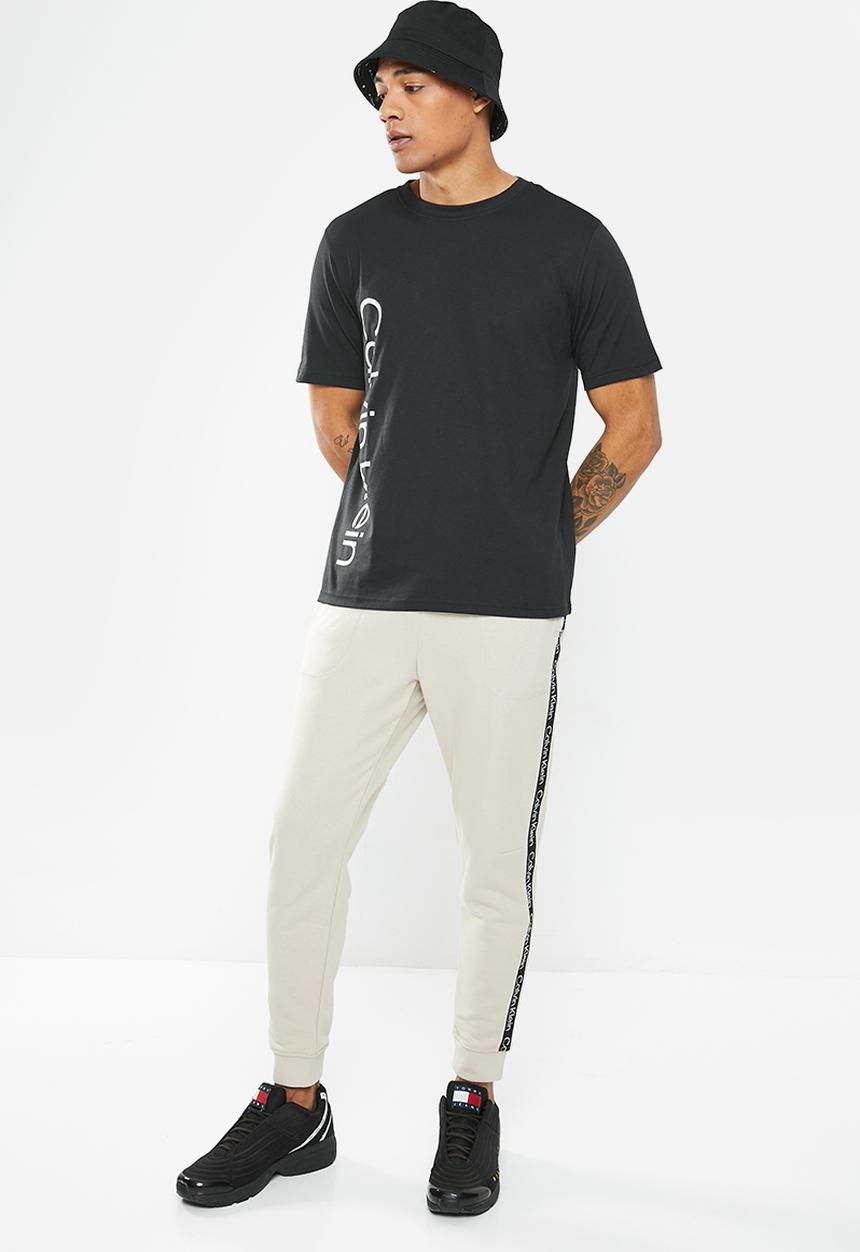 Calvin Klein - CK pw - short sleeve T-shirt mens - black 