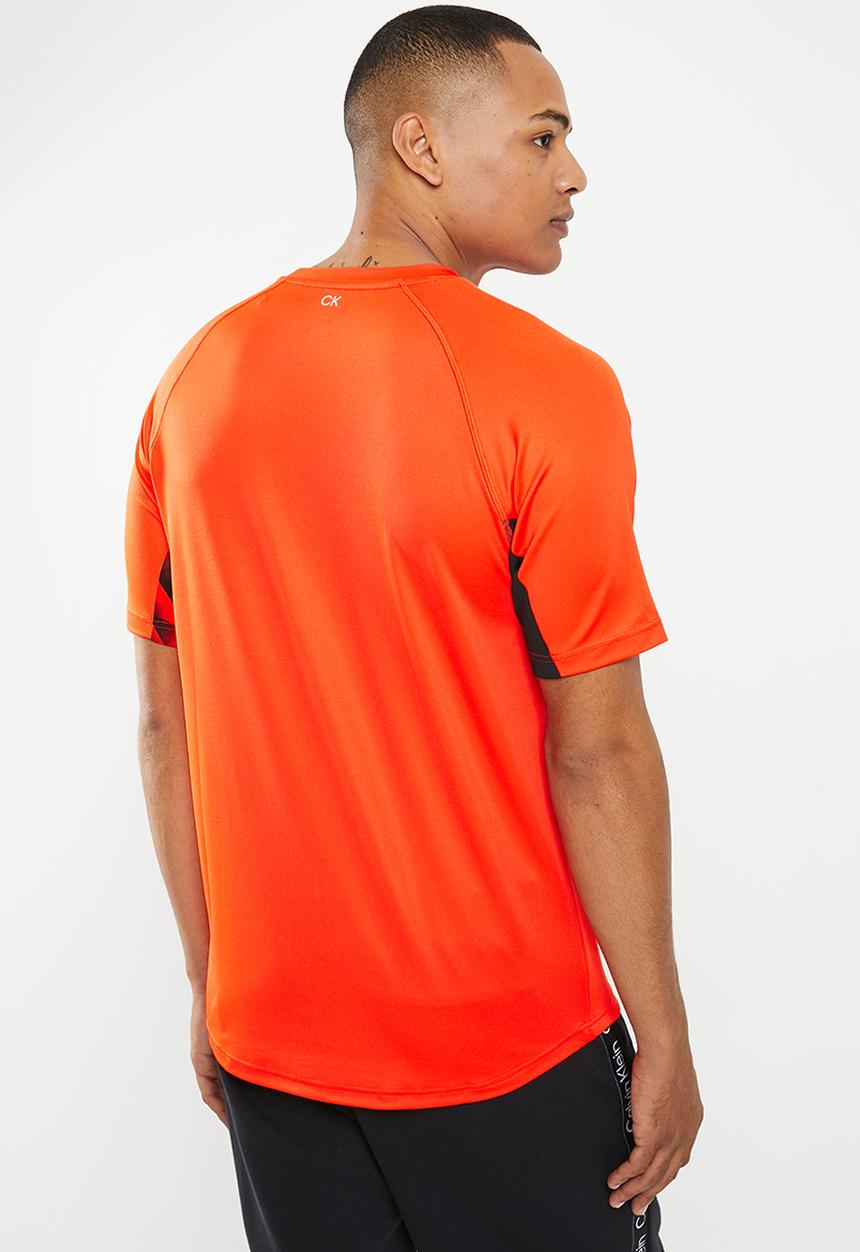 Calvin Klein - CK wo - short sleeve T-shirt mens - orange 