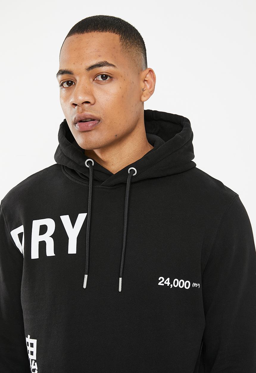 Superdry. - Code cl stacked hood - meteorite