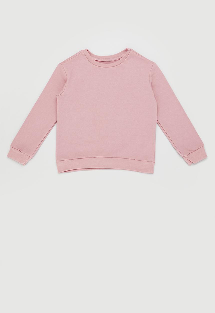 Superbalist - Girls 2 pack graphic sweat top - dusty pink/milk