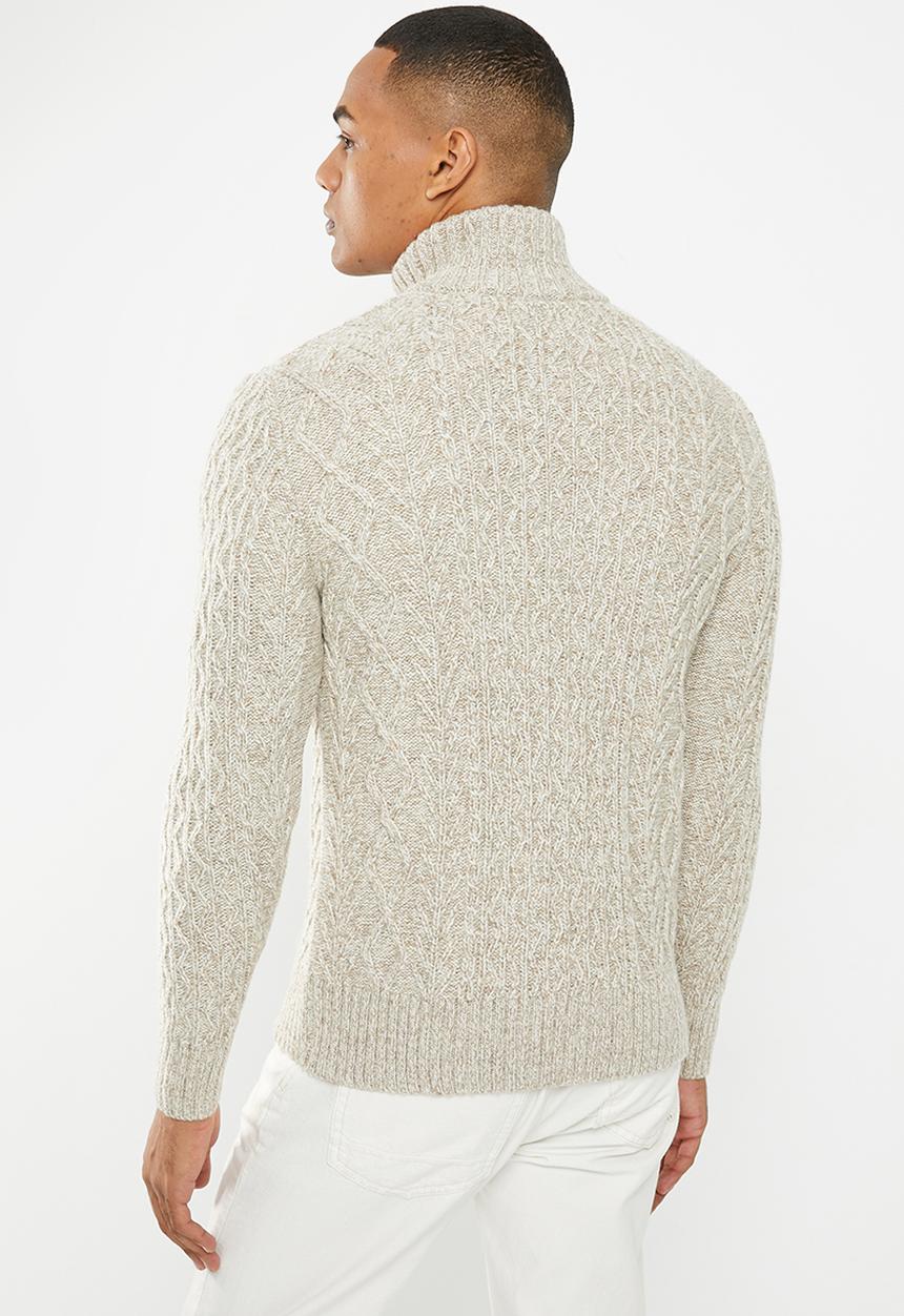 Superdry. - Jacob henley - oatmeal marl