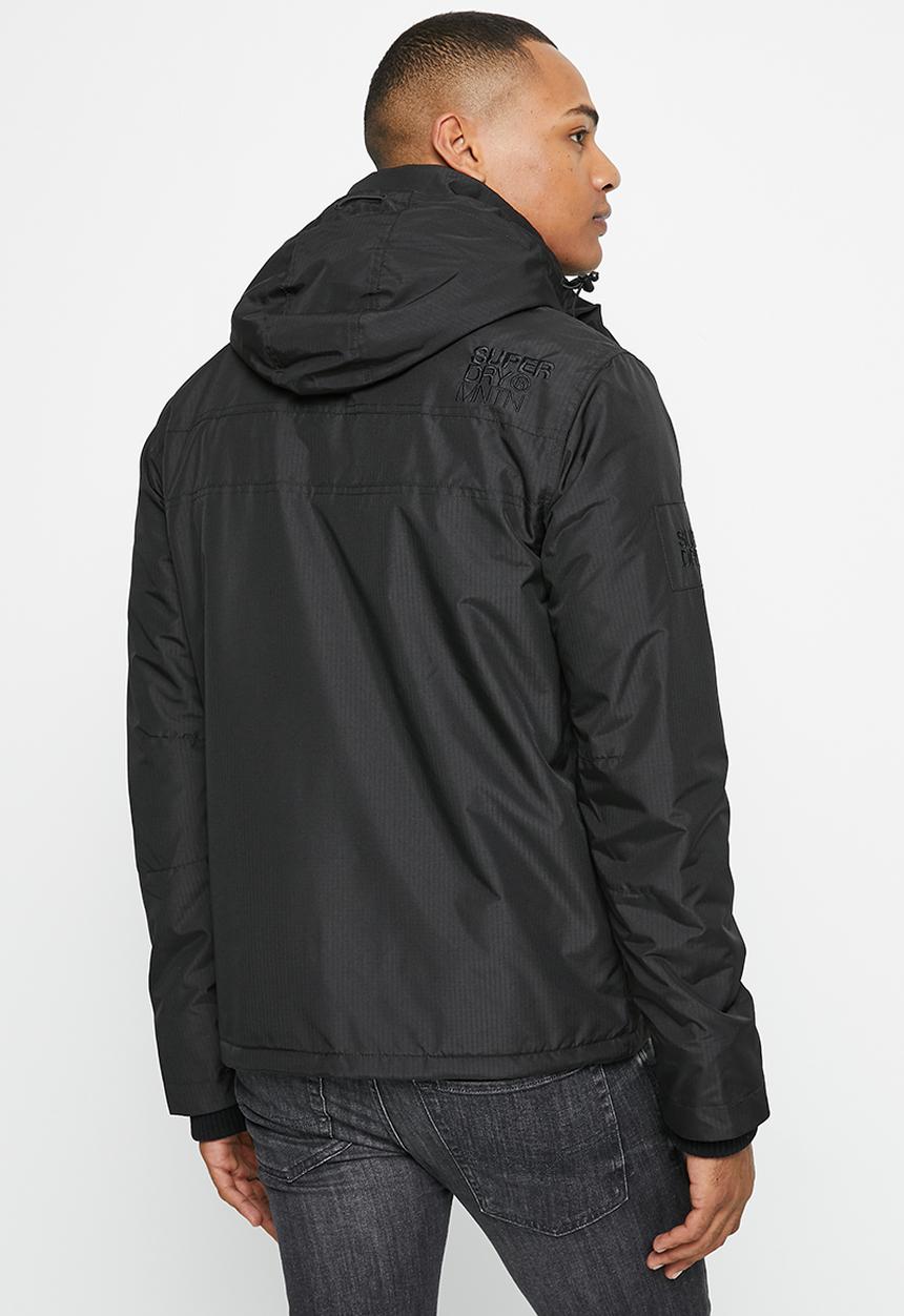 Superdry. - Mountain windcheater - black