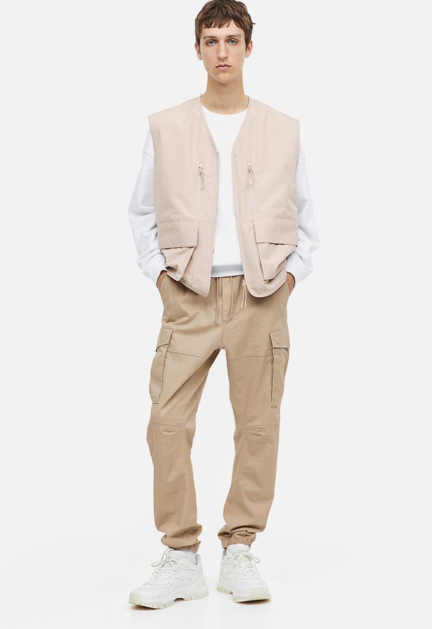 H&M - Cargo joggers - beige