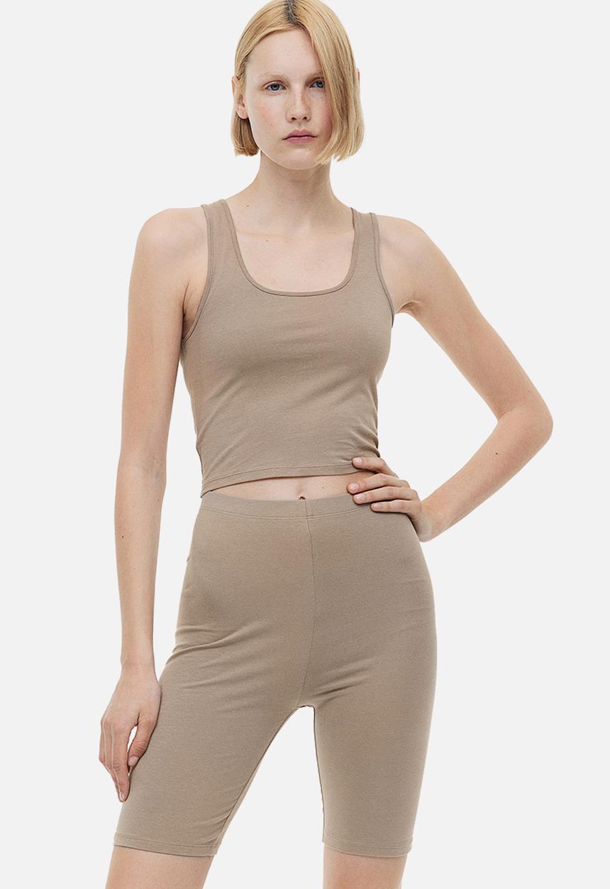 H&M - Cycling shorts - beige