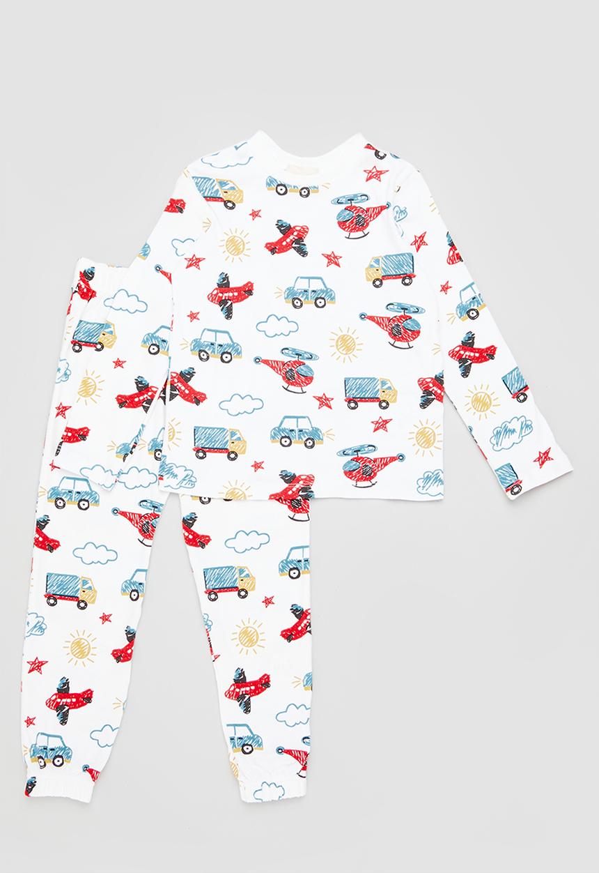 Superbalist - Winter pj set - white